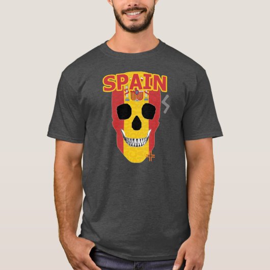 HANDSKULL Espagne t-shirt basique B2 (Devant)