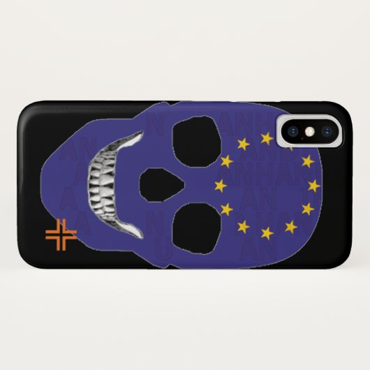 HANDSKULL Europe coque iPhone X B2 (Dos (Horizontal))