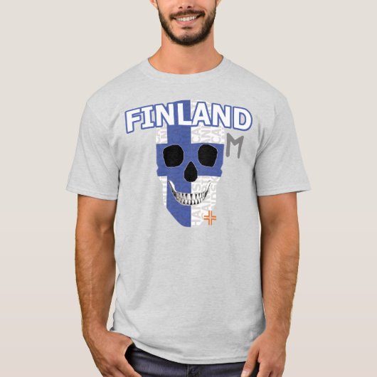 HANDSKULL Finland t-shirt Basic B2 (Voorkant)