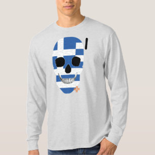 HANDSKULL Grèce Long Manche T-shirt B2