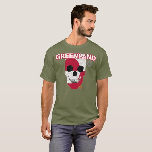 HANDSKULL Groenland T-shirt basis B2 (Voorkant volledig)