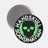 HANDSKULL LIV Arlequin aimant rond P3 (Recto/Verso)