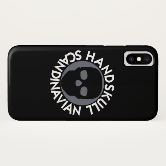 HANDSKULL LIV Sinker coque iPhone X P3 (Dos (Horizontal))