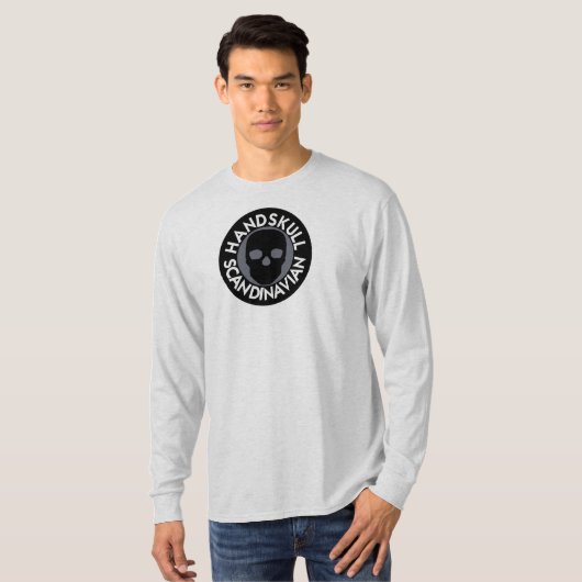 HANDSKULL LIV Sinker T-shirt long manches P3 (Devant entier)