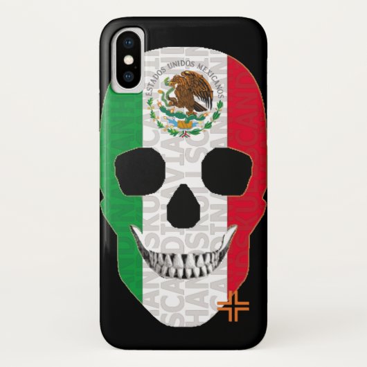 HANDSKULL Mexique coque iPhone X B2 (Dos)