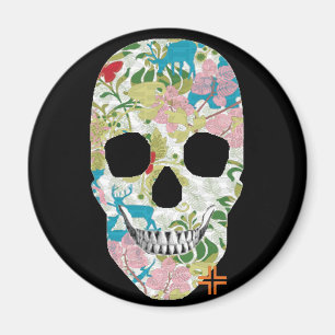 HANDSKULL Natur Och Kultur aimant rond B2