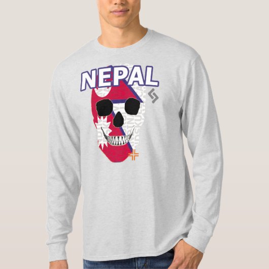 HANDSKULL Nepal Long manches T-shirt B2 (Devant)