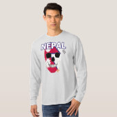 HANDSKULL Nepal Long manches T-shirt B2 (Devant entier)