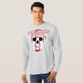 HANDSKULL Neuf Pouces Nuts Long Manches T-shirt B2 (Devant entier)