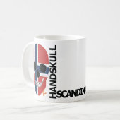 HANDSKULL Norvège Classique Mug O4 (Devant gauche)