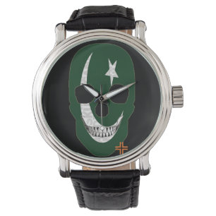 HANDSKULL Pakistan: mannen leer B2 Horloge