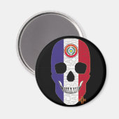 HANDSKULL Paraguay round magnetB2 Magneet (Voorkant / Achterkant)