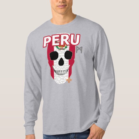 HANDSKULL Pérou long feutre T-shirt B2 (Devant)