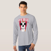 HANDSKULL Pérou long feutre T-shirt B2 (Devant entier)