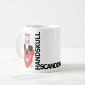 HANDSKULL Pologne Classique Mug O4 (Devant gauche)