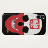 HANDSKULL Pologne coque iPhone X B2 (Dos (Horizontal))
