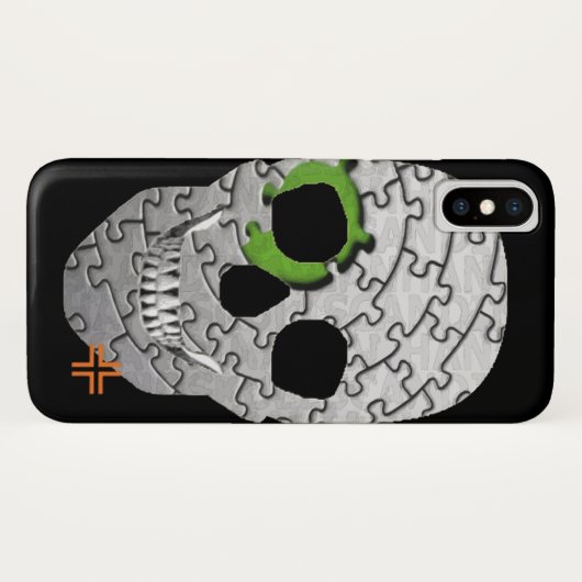 HANDSKULL Puzzle coque iPhone X B2 (Dos (Horizontal))