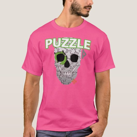 HANDSKULL Puzzle t-shirt de base B2 (Devant)