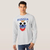 HANDSKULL Russe long manches T-shirt B2 (Devant entier)