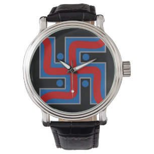 HANDSKULL Swastika Borg watch Hindu good luck S7 Horloge