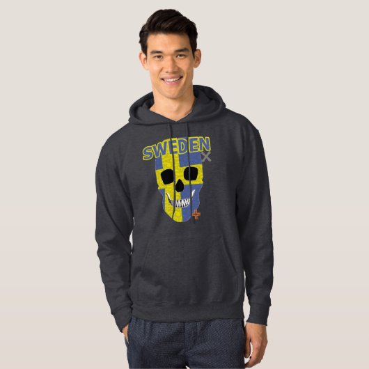 HANDSKULL Sweden Hooded Sweatshirt B2 (Voorkant volledig)