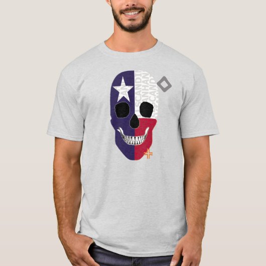 HANDSKULL Texas T-shirt basique B2 (Devant)
