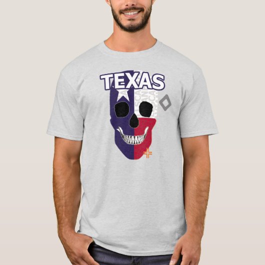 HANDSKULL Texas T-shirt basique B2 (Devant)