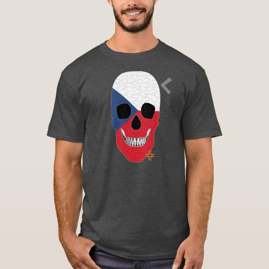 HANDSKULL Tsjechoslowakije T-shirt basis B2 (Voorkant)