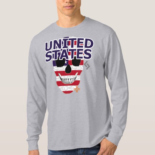 HANDSKULL USA T-shirt à manches longues B2 (Devant)