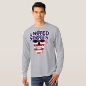 HANDSKULL USA T-shirt à manches longues B2 (Devant entier)