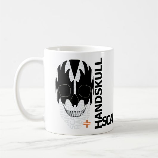 HANDSKULL Vampire classique Mug O4 (Gauche)