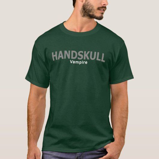 HANDSKULL Vampire - T-shirt Basic Dark (Devant)