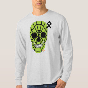 HANDSKULL Web Green Long-hoes T-Shirt B2