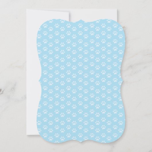 Handsome Chien Chien Chien Baby shower Invitation  (Dos)