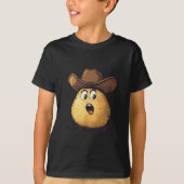 Handsome Cowboy Tato With Wild West Hat Costume T-shirt (Voorkant)
