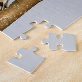 Handsome Downy Woodpecker op de peer Tree Legpuzzel (Zijkant)