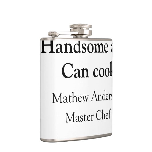 Handsome en kan koken voeg naam masterchef datum t heupfles (Rechts)