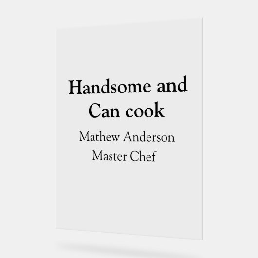 Handsome et peut cuisiner ajouter nom maître chef  (Angle)