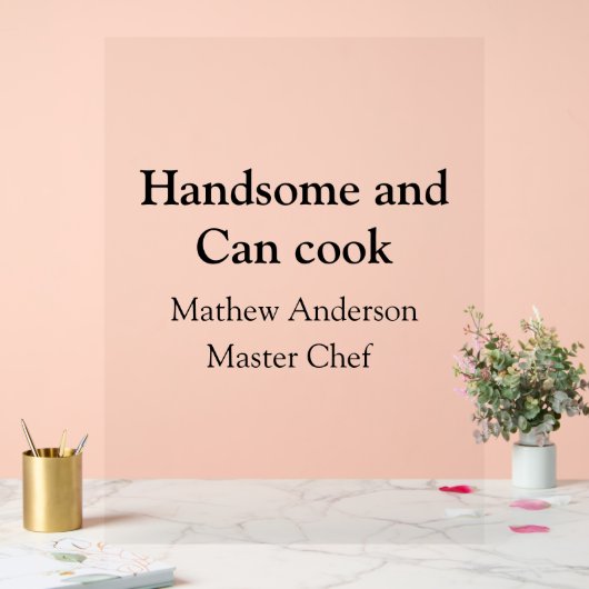Handsome et peut cuisiner ajouter nom maître chef  (Mariage)