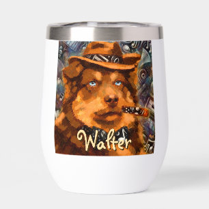 Handsome Gangster Chien avec / Blue Eyes Personnal