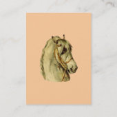  *Handsome Horse Head* Visitekaartjes (Achterkant)