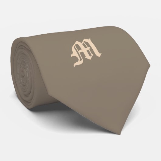 Handsome Monogrammed Stropdas (Opgerold)