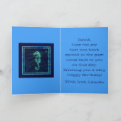 Handsome Nautical Birthday Kaart (Binnen)