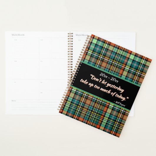 Handsome Plaid Motivation personnalisée (Devant avec enveloppe)