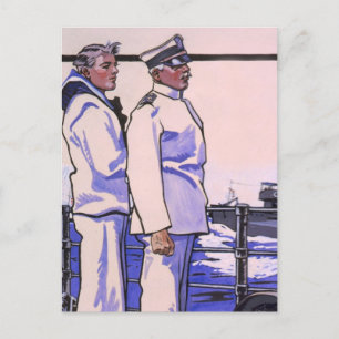 Handsome Sailors, WW1 1917 Art Briefkaart
