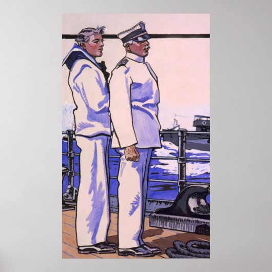 Handsome Sailors, WW1 1917 Art Poster (Voorkant)