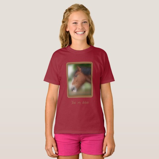 Handsome Shire Draft Horse Persoonlijk T-shirt (Voorkant volledig)