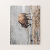 Handsome Young Bison of Buffalo Legpuzzel (Verticaal)