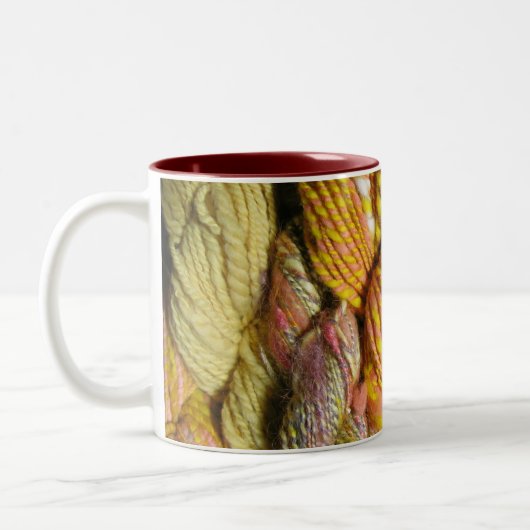 Handspun-Mok Tweekleurige Koffiemok (Links)