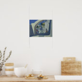 Handstand Santorini Poster (Keuken)